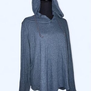 Old-navy Women's Blue and Grey Hoodie